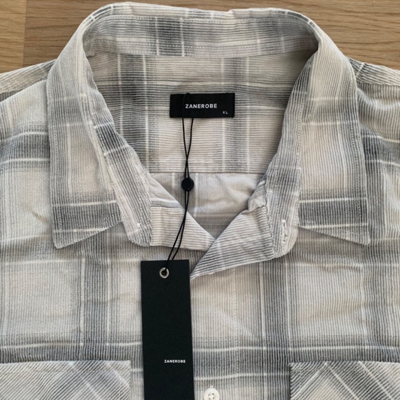 Zanerobe Work Cord LS Shirt LT Grey Sz: XL - Picture 6 of 10